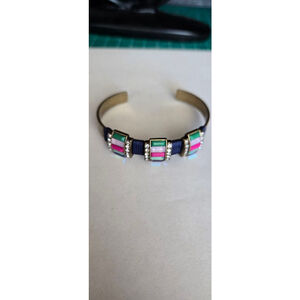 Bracelet cuff Stella & dot pre-owned vintage gold tone